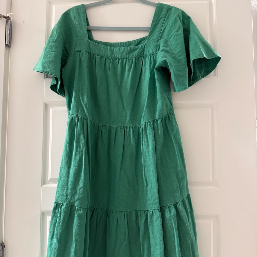 LOFT Outlet Vibrant Green Dress